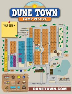 Dune Town Site Map